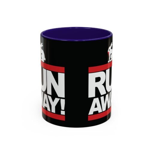 🐇 RUN AWAY Accent Color Mug – Monty Python Mayhem with Every Sip - Image 9
