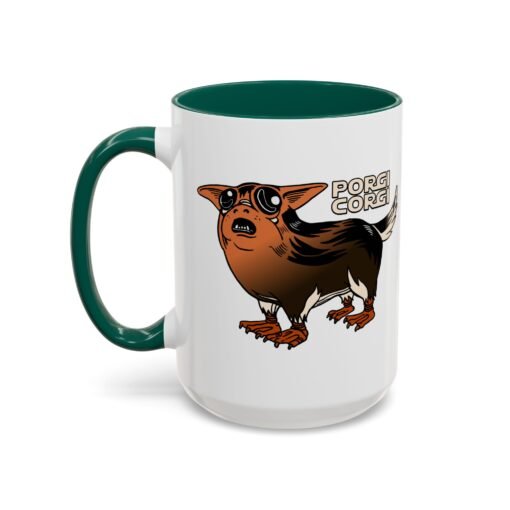 ☕🐶🐧✨ Porgi Corgi Color Accent Mug – Sip with Galactic Cuteness - Image 64