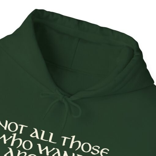 🌿 Not All Those Who Wander Are Lost Unisex Hoodie – For the True Adventurer - Image 4