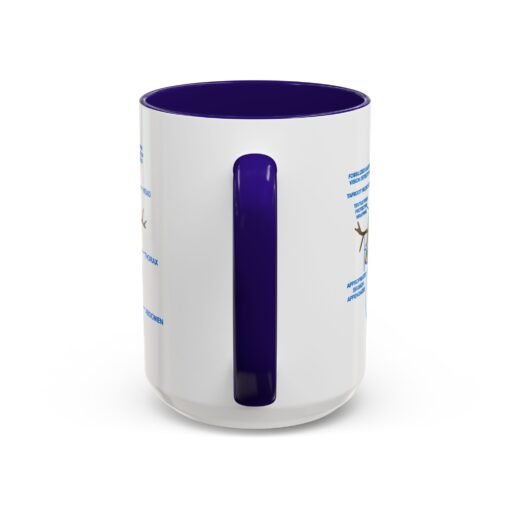 ☕ Snowman Anatomy Color Accent Mug – Sip with a Side of Snowman Science - Image 43