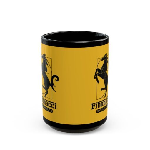 🏎️☕ Fibonacci Horsepower Black Mug – Precision Meets Speed - Image 7