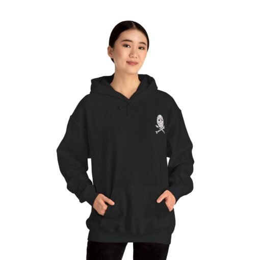 🏴‍☠️🔪 Camp Slasher Unisex Hoodie – Jason’s Jolly Roger Edition - Image 8