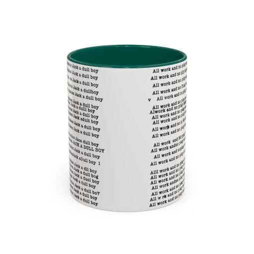 ☕ All Work and No Play Color Accent Mug – A Sip of Madness - Image 21