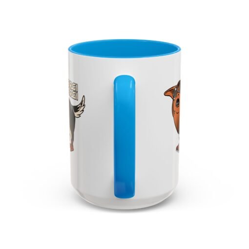 ☕🐶🐧✨ Porgi Corgi Color Accent Mug – Sip with Galactic Cuteness - Image 67