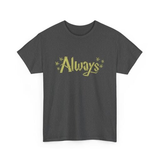 ✨🖤 Always Unisex T-Shirt – A Magical Word That Says It All - Image 17