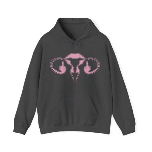 🖕🩷 Ovaries with Middle Fingers Unisex Hoodie – Fierce, Loud, and Unapologetically You - Image 10