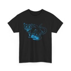 🐾🖤 Hissing Black Cat Unisex T-Shirt – Fierce, Feline, and Full of Attitude