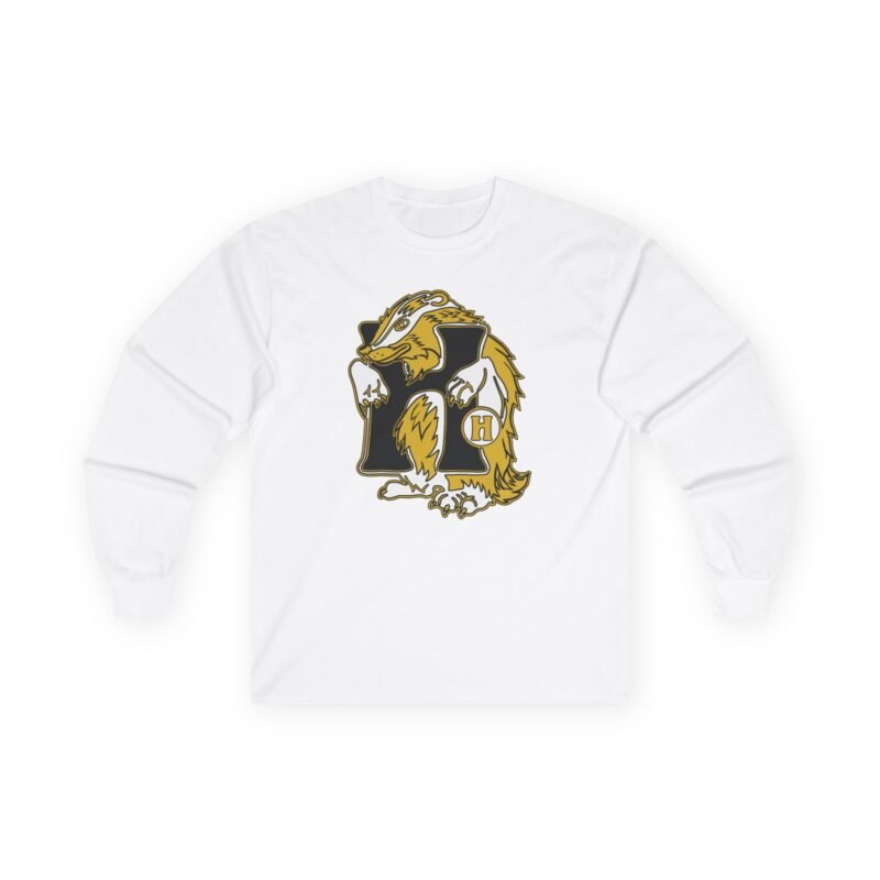 🦡💛 House of Badger Ultra Cotton Unisex Long Sleeve T-Shirt – Strength in Every Stitch