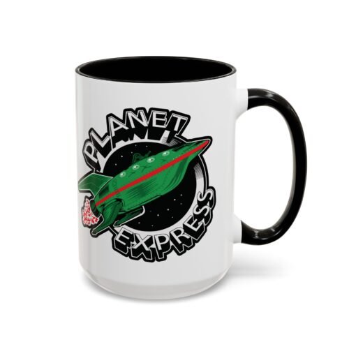☕ Planet Express Color Accent Mug – Fuel Your Day, 31st Century Style - Image 22