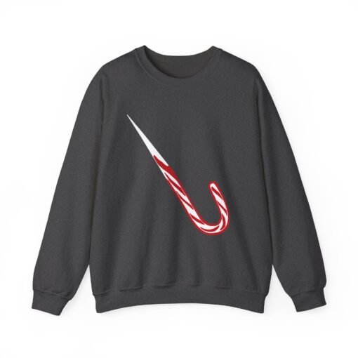 🍭🔪 Candy Cane Shiv Unisex Sweatshirt – Sweet, Sharp & Seriously Festive - Image 12