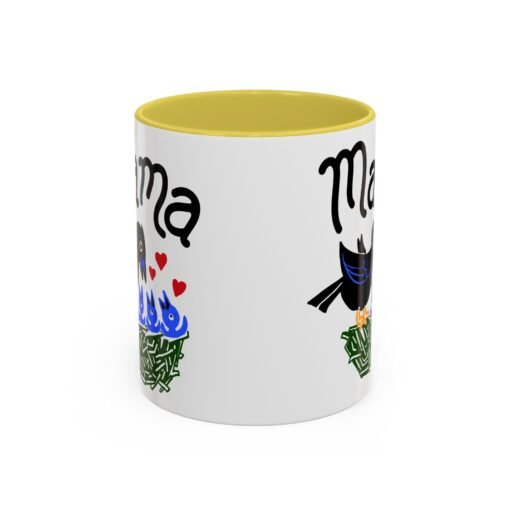 ☕ Mama Bird Color Accent Mug – Love From Above - Image 45