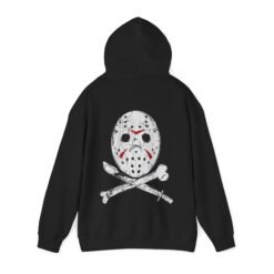 🏴☠️🔪 Camp Slasher Unisex Hoodie – Jason’s Jolly Roger Edition