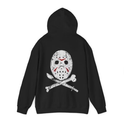 🏴‍☠️🔪 Camp Slasher Unisex Hoodie – Jason’s Jolly Roger Edition