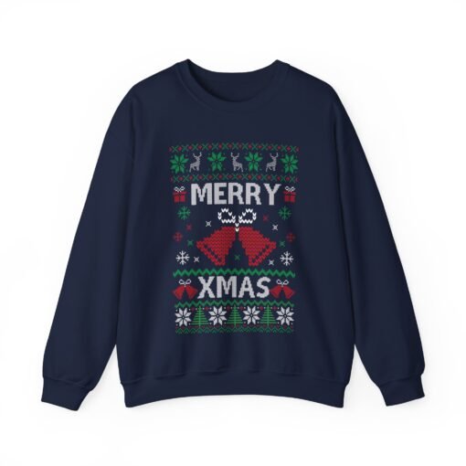 🔔🎅 Merry XMAS Unisex Sweatshirt – Ring in the Season with Style