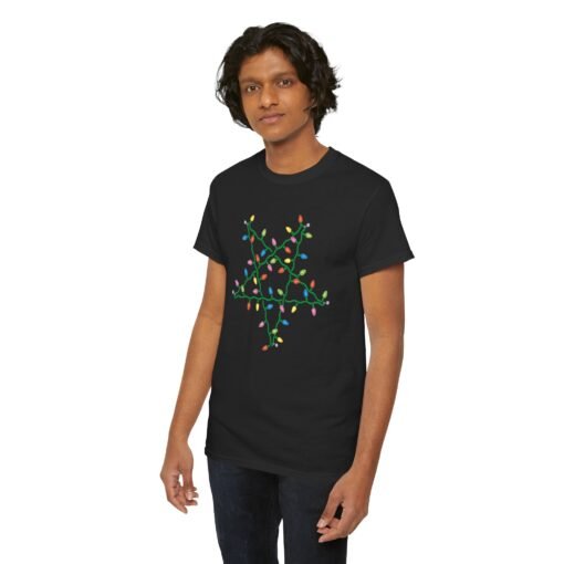 🔮 Holiday Pentagram Unisex T-Shirt – Festive with a Twist of Mischief - Image 7