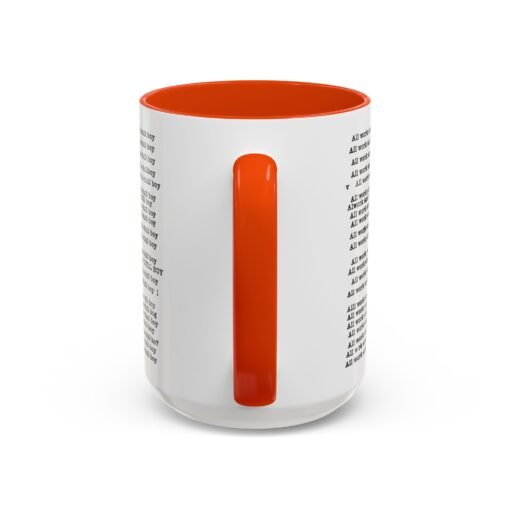 ☕ All Work and No Play Color Accent Mug – A Sip of Madness - Image 79
