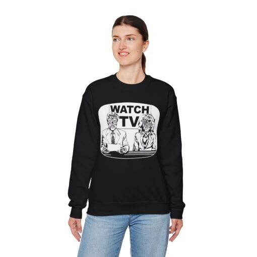 📺👽 Watch TV Unisex Sweatshirt – A Chilling Nod to They Live - Image 6