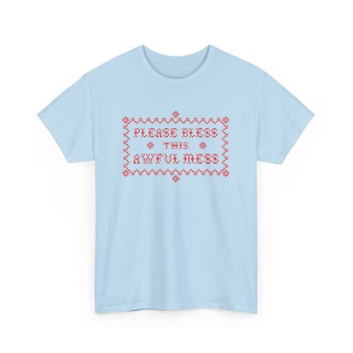 🧵😅 Please Bless This Awful Mess Unisex T-Shirt – Cross-Stitched Chaos, Worn with Pride - Image 19