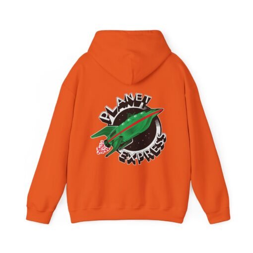 🚀 Planet Express Unisex Hoodie – Delivering Style from the 31st Century - Image 3