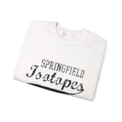 Alternative view of ⚾🧪 Springfield Isotopes Unisex Sweatshirt – Nuclear Pride, Classic Comfort