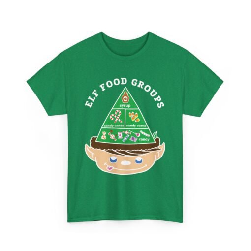🍬 Elf Food Groups Unisex T-Shirt – Sweet Style, Straight from the North Pole - Image 11