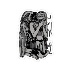 🗿👁️ Weeping Angel Indoor Sticker – Don’t Blink!