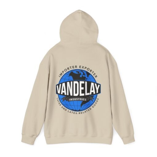 🏢 Vandelay Industries Unisex Hoodie – Importing. Exporting. Lounging. - Image 10