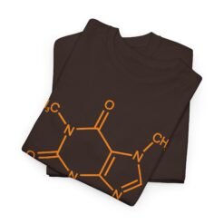 Alternative view of ☕🧪 Caffeine Molecule Unisex T-Shirt – Fuel Your Brain in Style