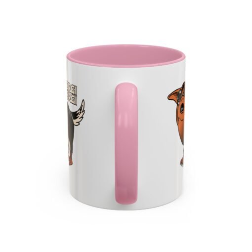 ☕🐶🐧✨ Porgi Corgi Color Accent Mug – Sip with Galactic Cuteness - Image 39