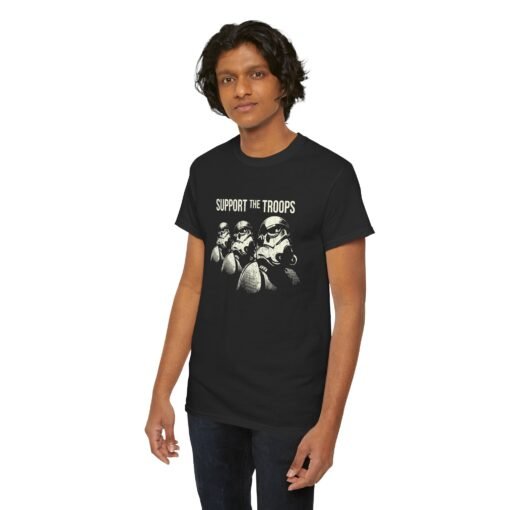 👕 Support the Troops Unisex T-Shirt – A Galactic Twist on Classic Camaraderie - Image 7