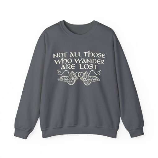 🌿 Not All Those Who Wander Are Lost Unisex Sweatshirt – Wander with Purpose - Image 21