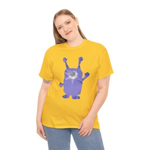 👽💜 One-Eyed Wonder Unisex T-Shirt – Cute, Cosmic, and Just a Little Weird - Image 4