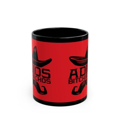 🌵 Adiós, Bitchachos Black Mug – Bold Brews & Even Bolder Goodbyes - Image 3