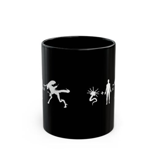 👽 Alien Equation Black Mug – Fuel Up with Xenomorph Logic - Image 3