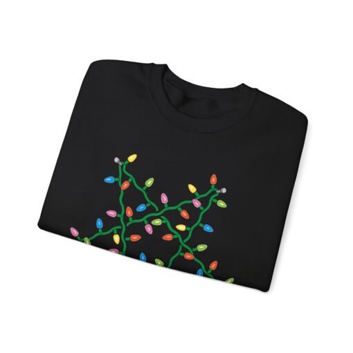 🔮 Holiday Pentagram Unisex Sweatshirt – Cozy, Creepy & Full of Cheer - Image 3