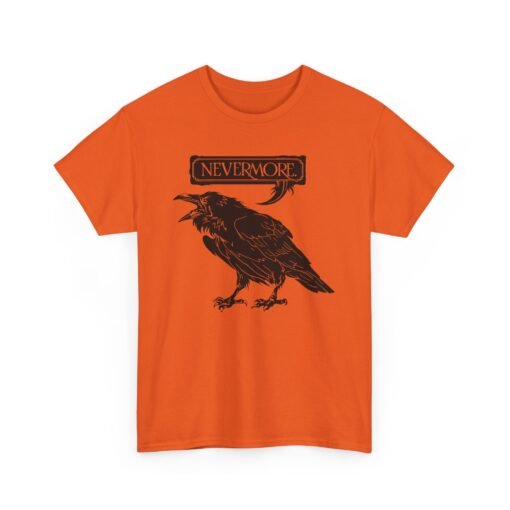 Nevermore The Raven | Unisex | Heavy Cotton | T-Shirt | Poe | Poetry | Gothic - Image 14