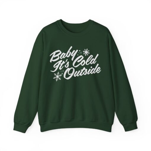 ❄️ Baby It’s Cold Outside Unisex Sweatshirt – Warm Style for Chilly Days - Image 11