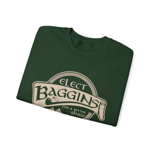 🌿 Elect Baggins for The Shire Unisex Sweatshirt – Campaign in Comfort - Image 3