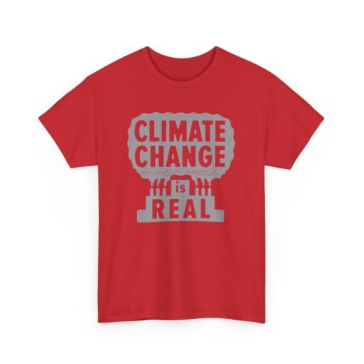 🌍💨 Climate Change Is Real Unisex T-Shirt – A Message in the Smoke - Image 22