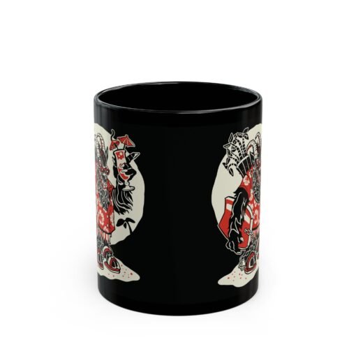 🏖️ Krampus Island Black Mug – Naughty Never Looked So Chill - Image 3