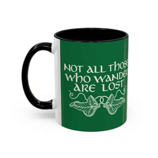 🌿 Not All Those Who Wander Are Lost Mug – Elven-Inspired Sips for the Soul - Image 8