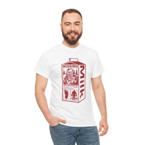 🦶🥛 Missing Bigfoot Unisex T-Shirt – Legendary Laughs in Every Sip - Image 4