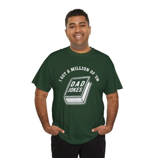 📚😄 Dad Joke Master Unisex T-Shirt – “I Got a Million of ’Em!” - Image 4