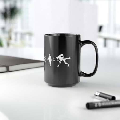 👽 Alien Equation Black Mug – Fuel Up with Xenomorph Logic - Image 13
