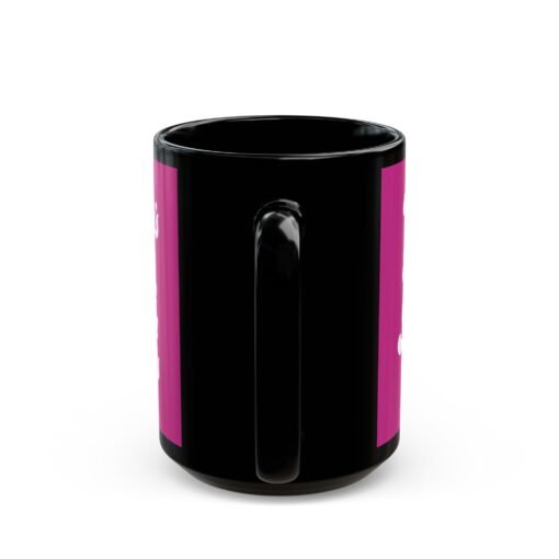 ✊💜 Women’s Rights Are Human Rights Black Mug – Sip with Purpose - Image 11