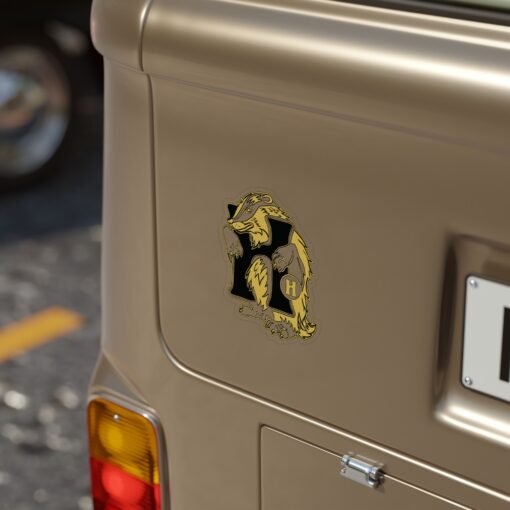 🦡💛 House of Badger Outdoor Sticker – Stick with Loyalty - Image 2