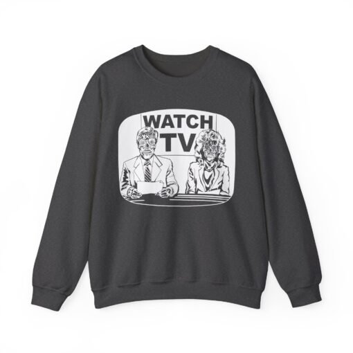 📺👽 Watch TV Unisex Sweatshirt – A Chilling Nod to They Live - Image 10