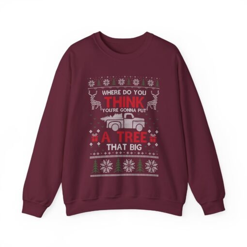 🚛🎄 Big Tree Energy Unisex Sweatshirt – Holiday Haulin’ in Style - Image 11