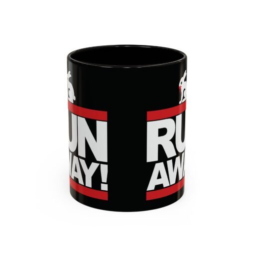 🐇 RUN AWAY Accent Color Mug – Monty Python Mayhem with Every Sip - Image 5