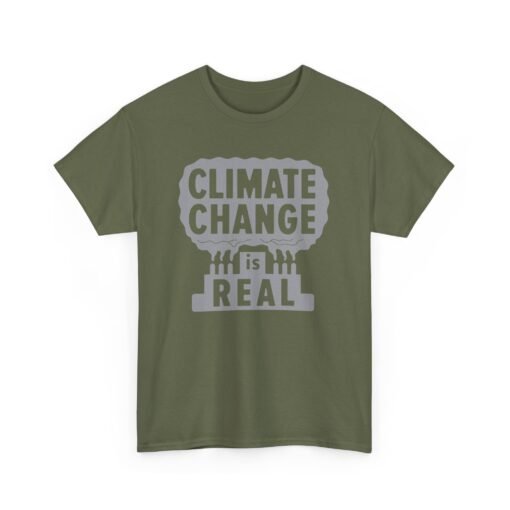 🌍💨 Climate Change Is Real Unisex T-Shirt – A Message in the Smoke - Image 14